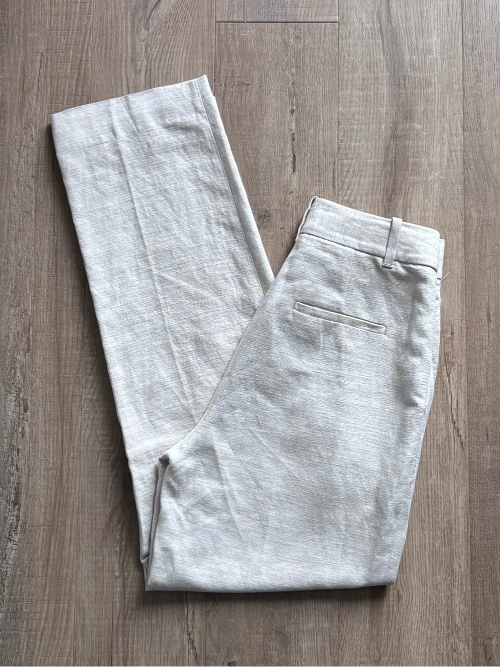 Wilfred Lorenzo Linen Straight Leg Pant 29” in Natural Ecru